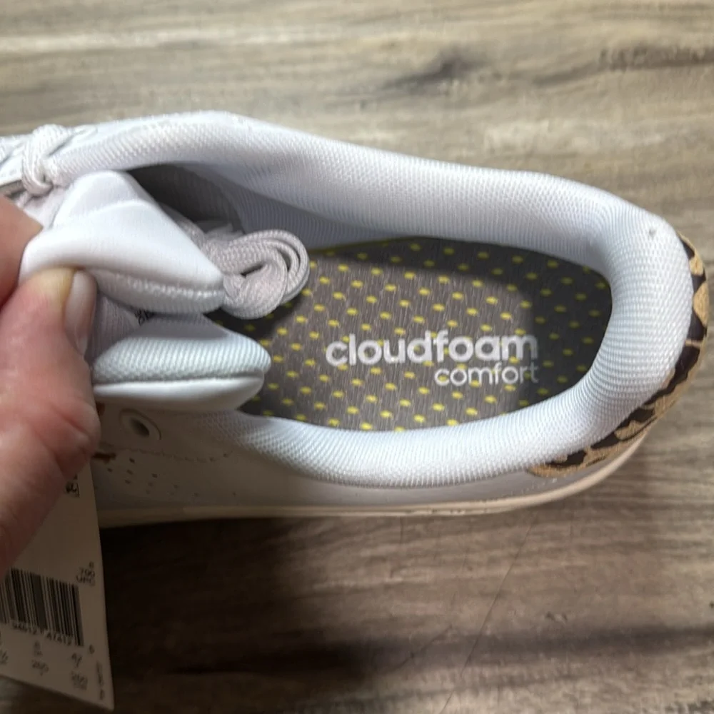Brand NEW Adidas Cloudfoam Advantage Women’s Size 9.5 / leopard print! - Picture 6 of 6
